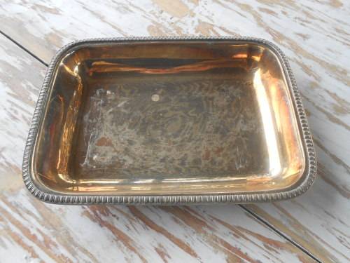 Wedding Decor for Vintage Theme: Large Metal Trinket Bowl (21 x 28cm)